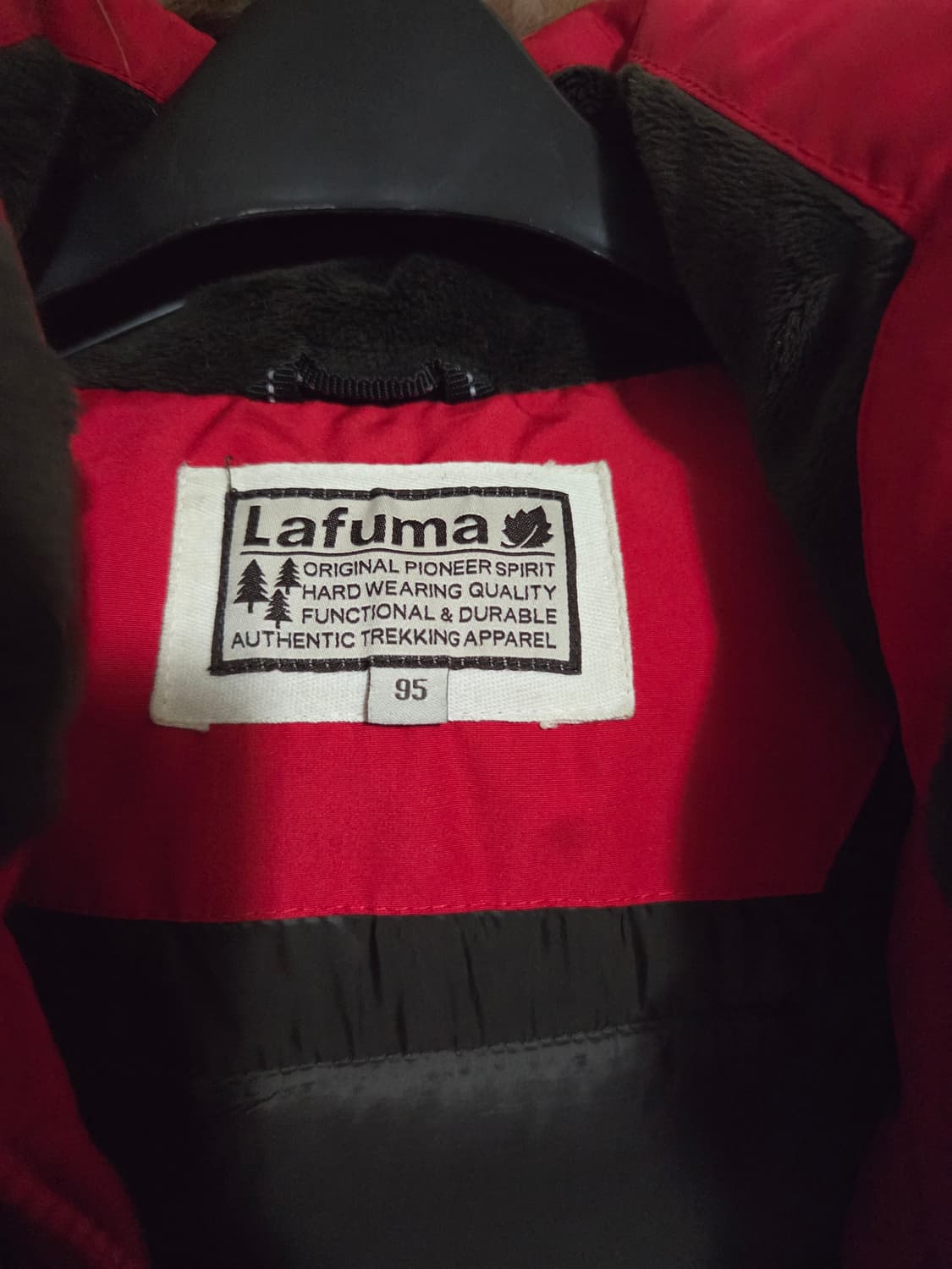 라푸마 빨간색 다운 패딩 95 상품이미지3