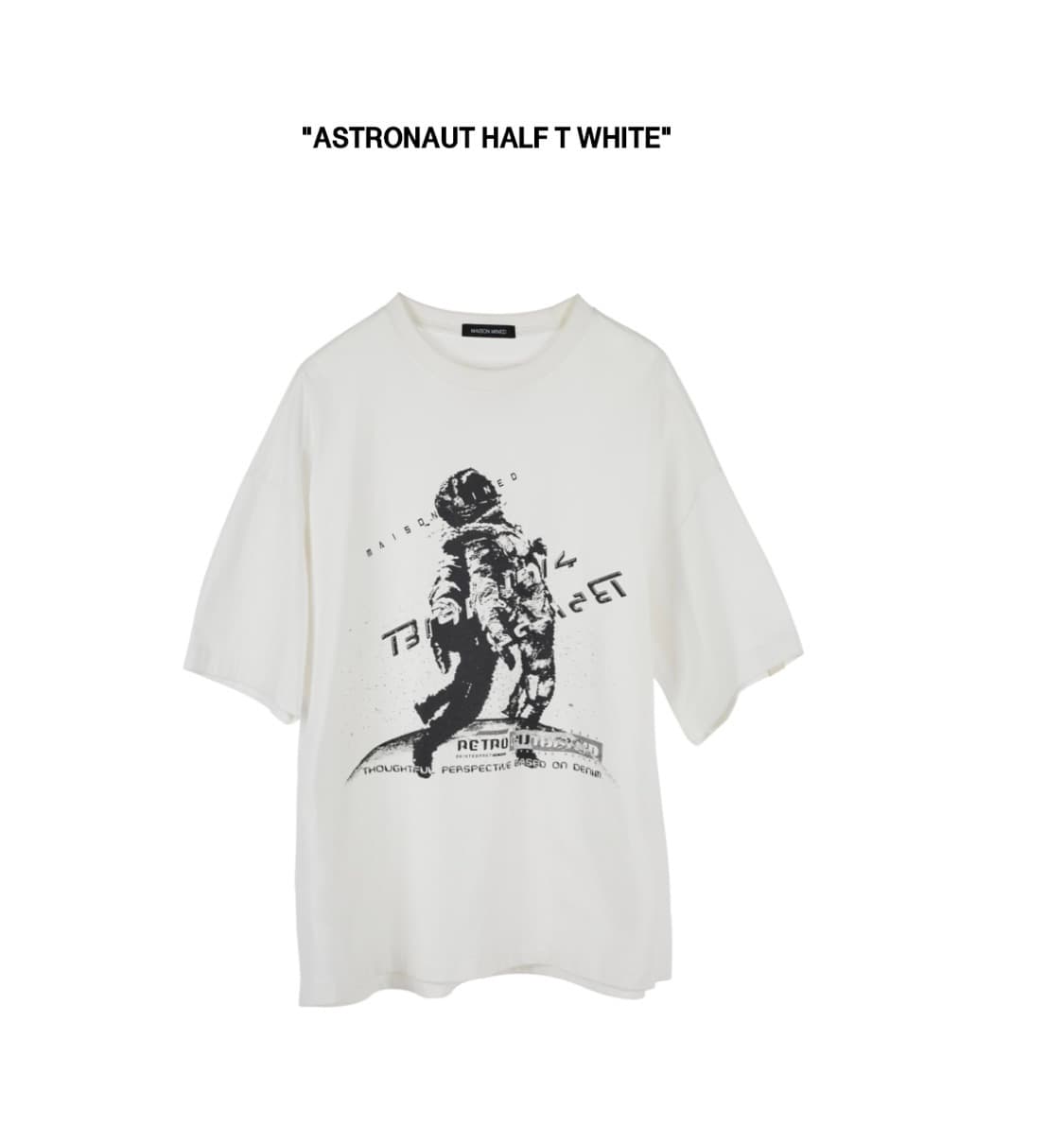ASTRONAUT HALF T WHITE 상품이미지2