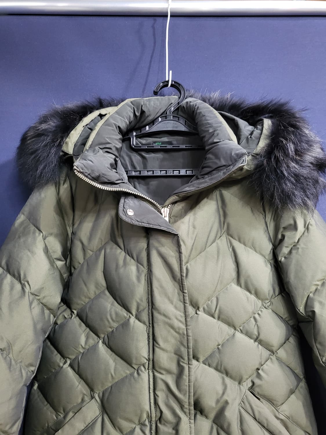 베네통 라쿤 구스다운패딩 상품이미지2