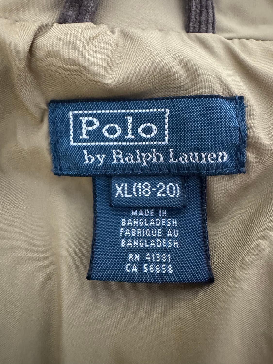 Polo 퀼티드/바버 재킷 (올리브/아이보리) 상품이미지3