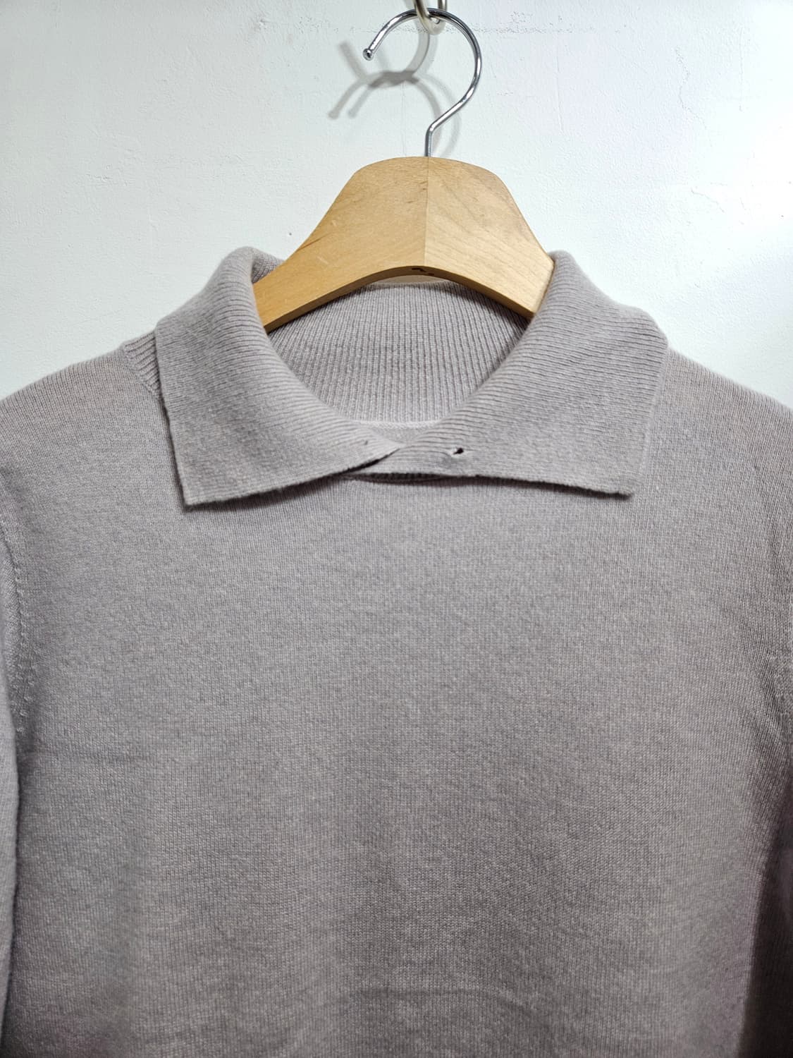 LBL 캐시미어100 카라넥 니트 풀오버  상품이미지2