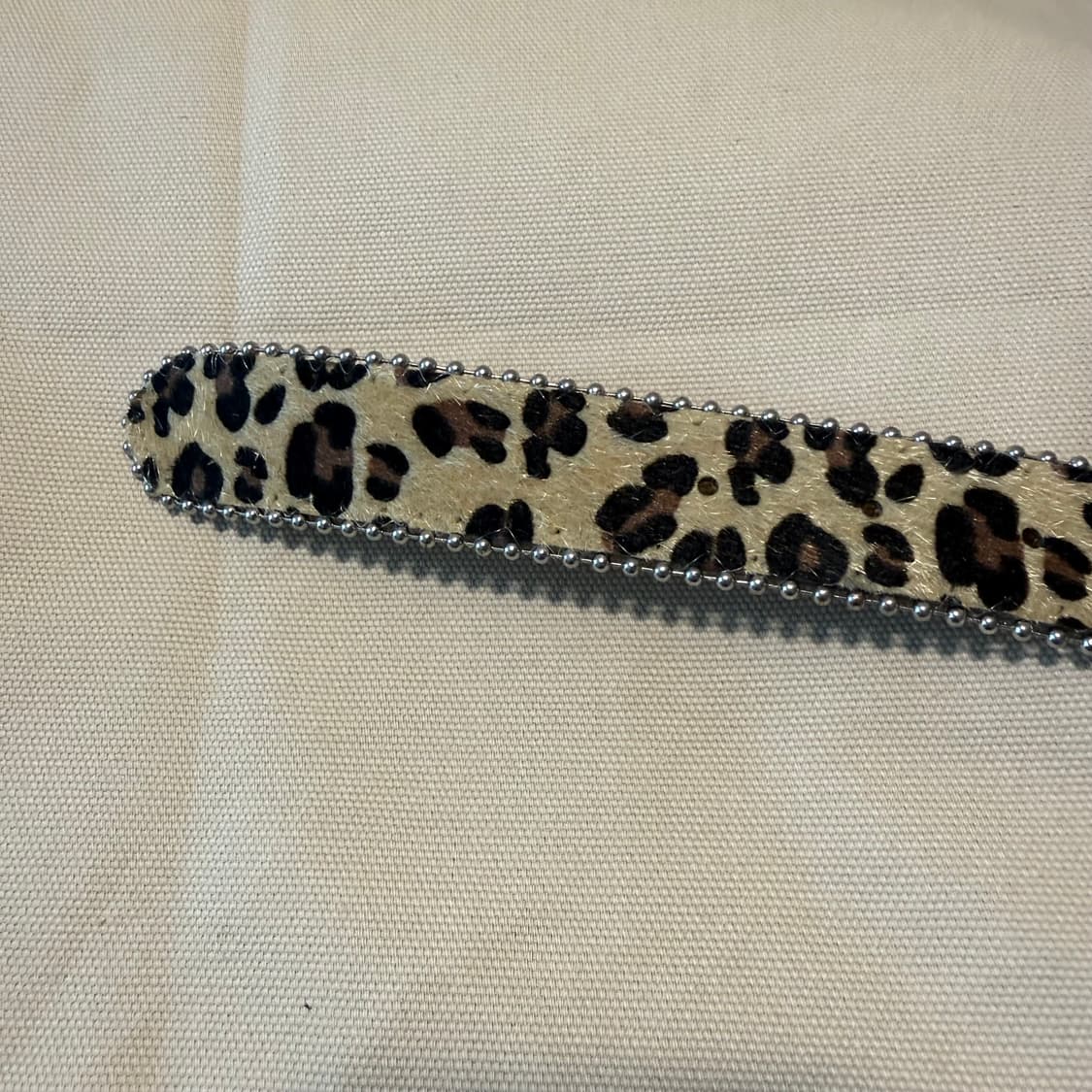 빈티지 무드 송치 레오파드 벨트  상품이미지4