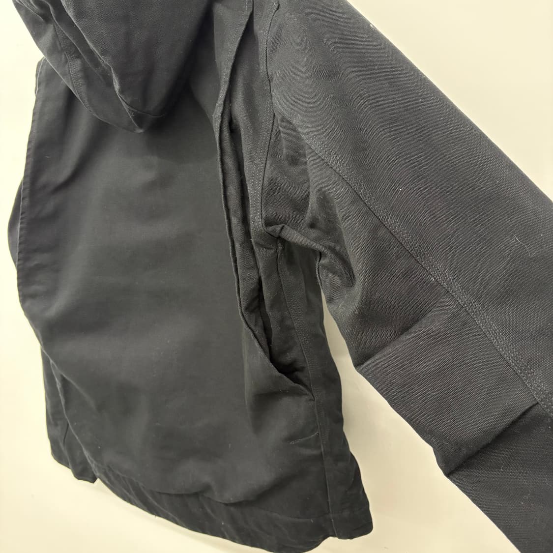 칼하트 블랙 후드 워크 자켓 남/S 상품이미지6