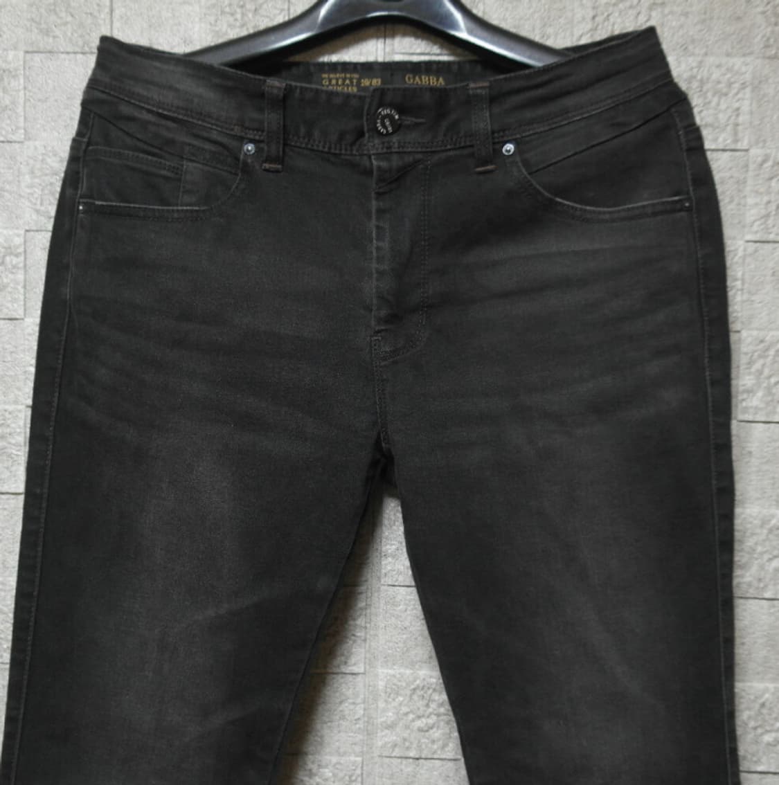 Gabba 브랜드의 블랙 데님 청바지 상품이미지5