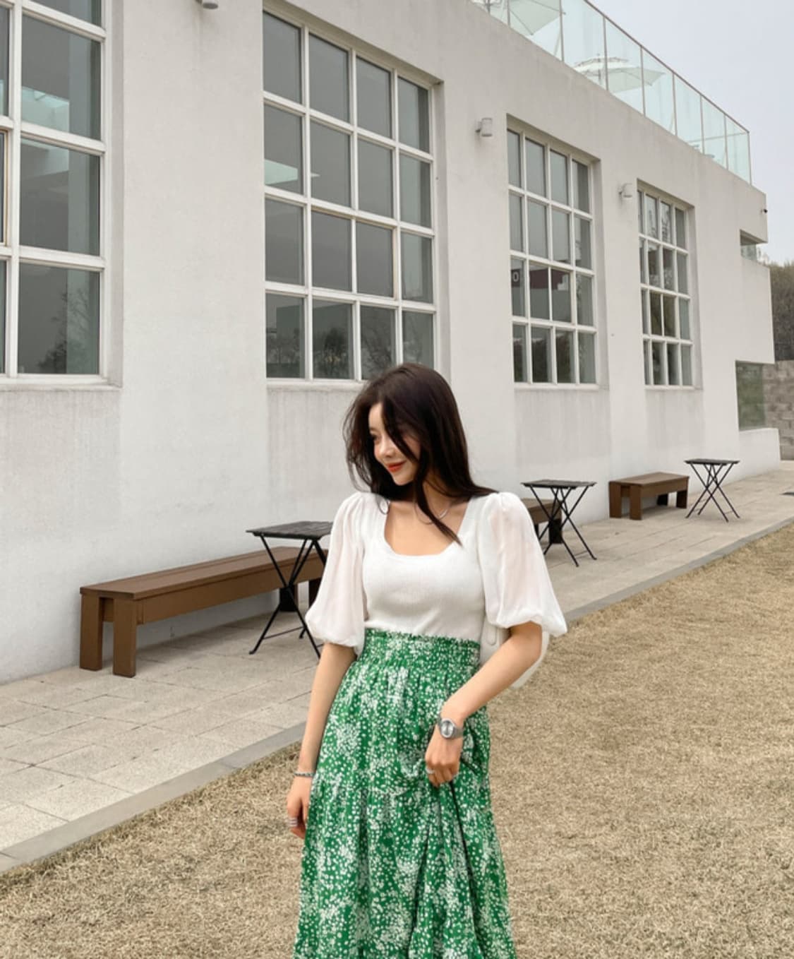 브페스 니트 반팔티셔츠 상품이미지4