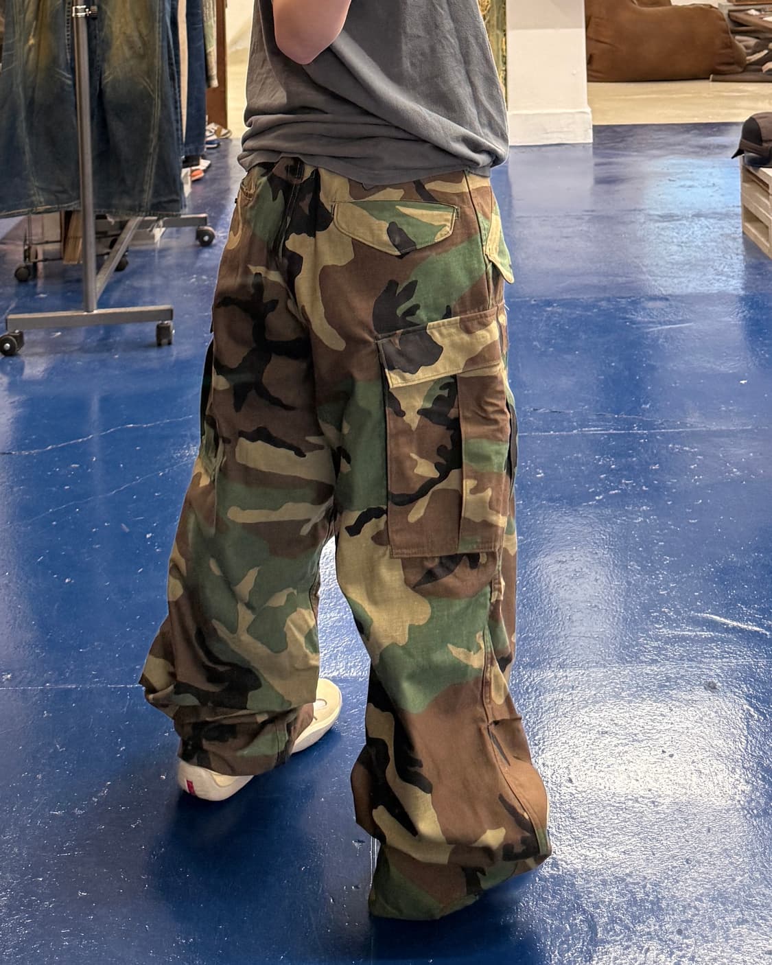 밀리터리 우드랜드 카고 팬츠 상품이미지2