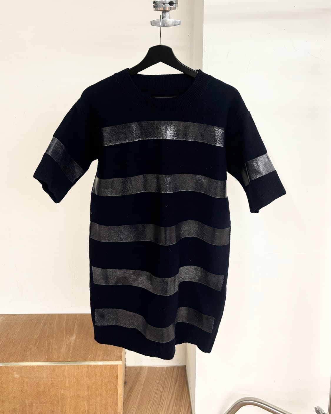 엠엠식스 스트라이프 니트 티셔츠 상품이미지1