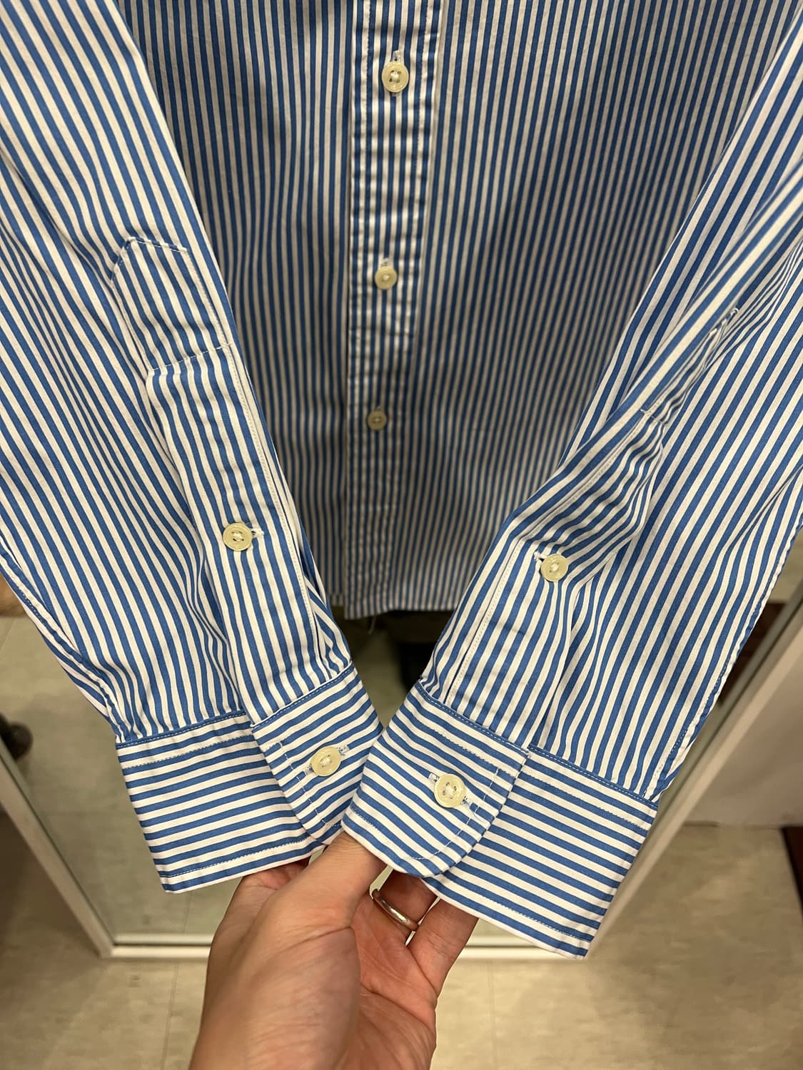 Polo RL 폴로 랄프로렌 SLIM FIT 스트라이프 셔츠 상품이미지3