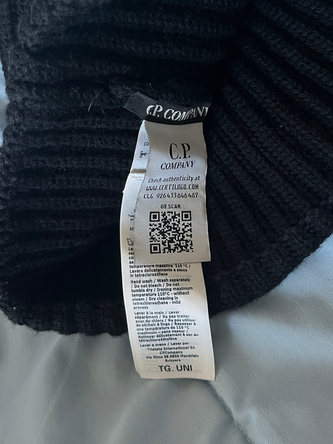 CP컴퍼니 고글 비니 상품이미지3