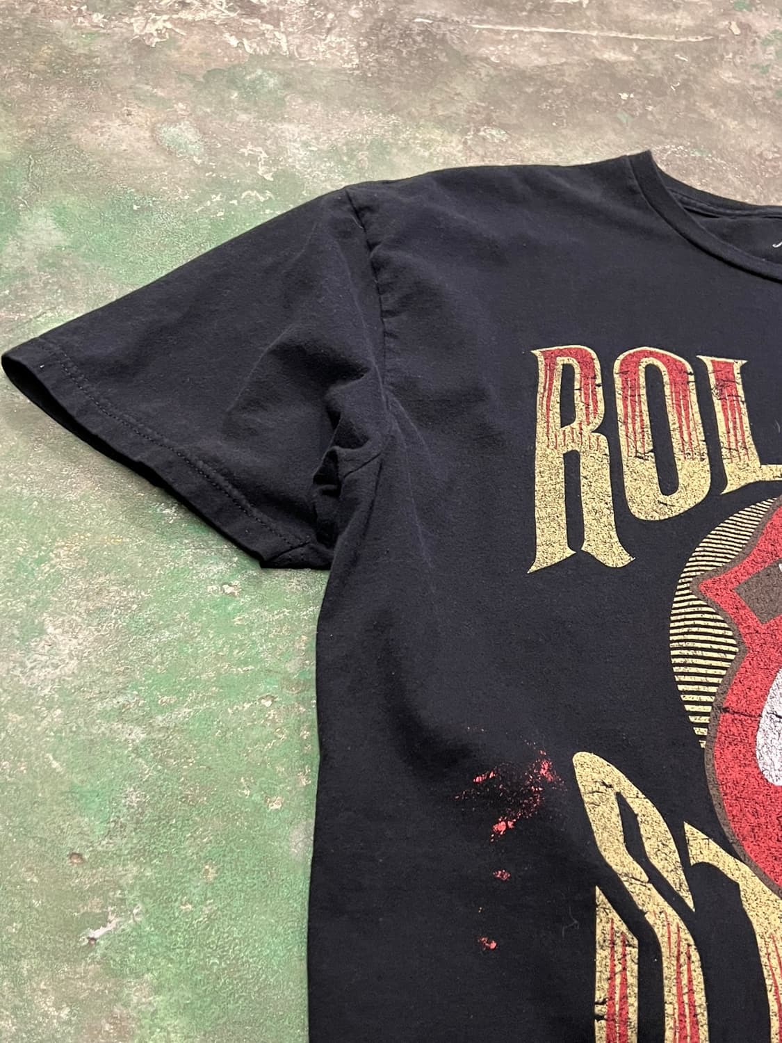 [XL] 롤링스톤즈 밴드티 오피셜 머천다이즈 반팔티 크랙 프린팅 굿즈 상품이미지6