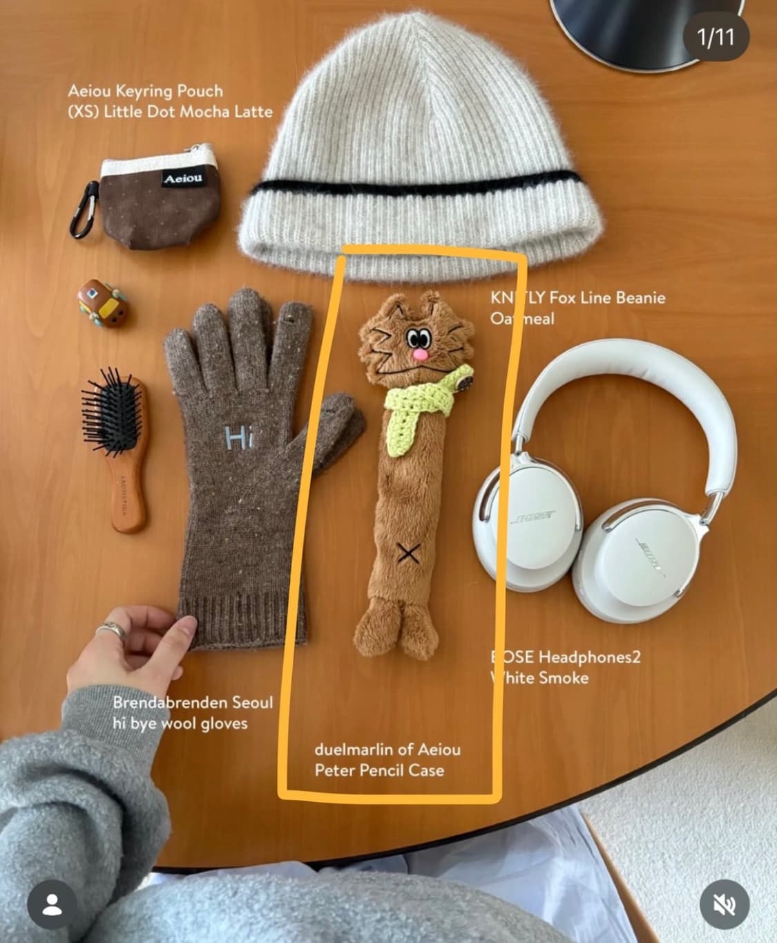 Aeiou 아에이오우 피터 필통 파우치 상품이미지1