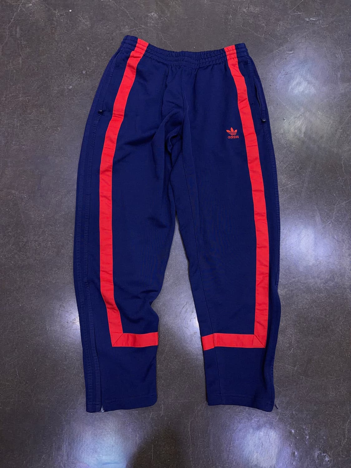 아디다스 웜업 트랙팬츠 트레이닝 네이비 레드 M 상품이미지4
