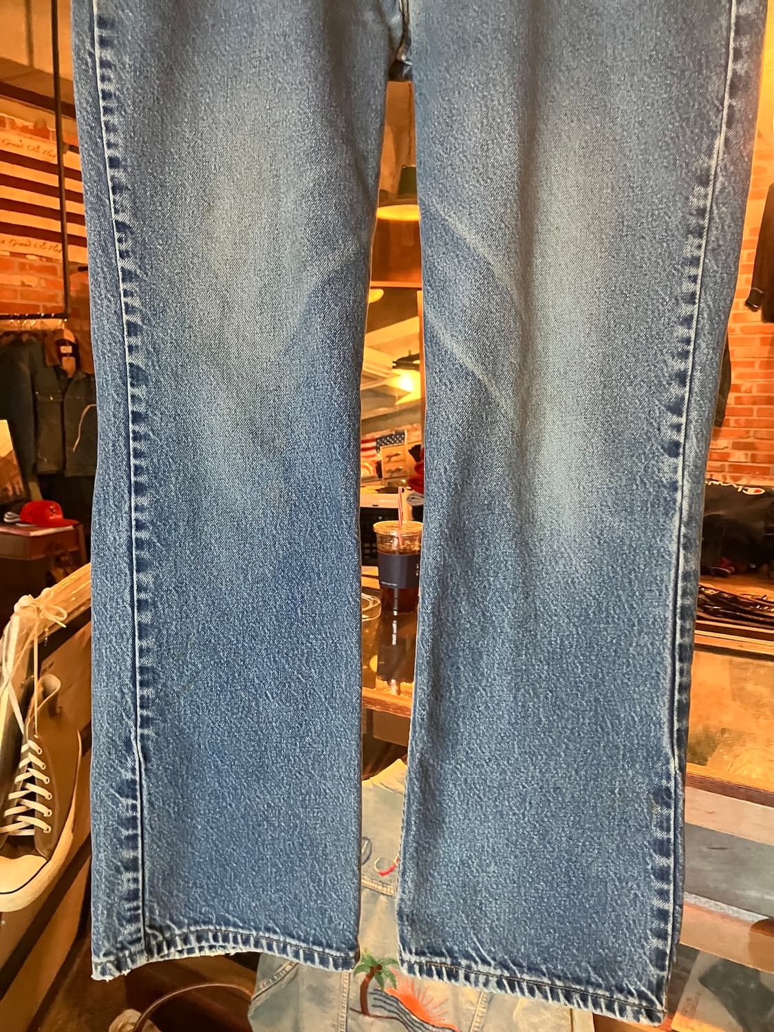 90s USA Levis 517 Boot Cut Denim Pants 상품이미지4