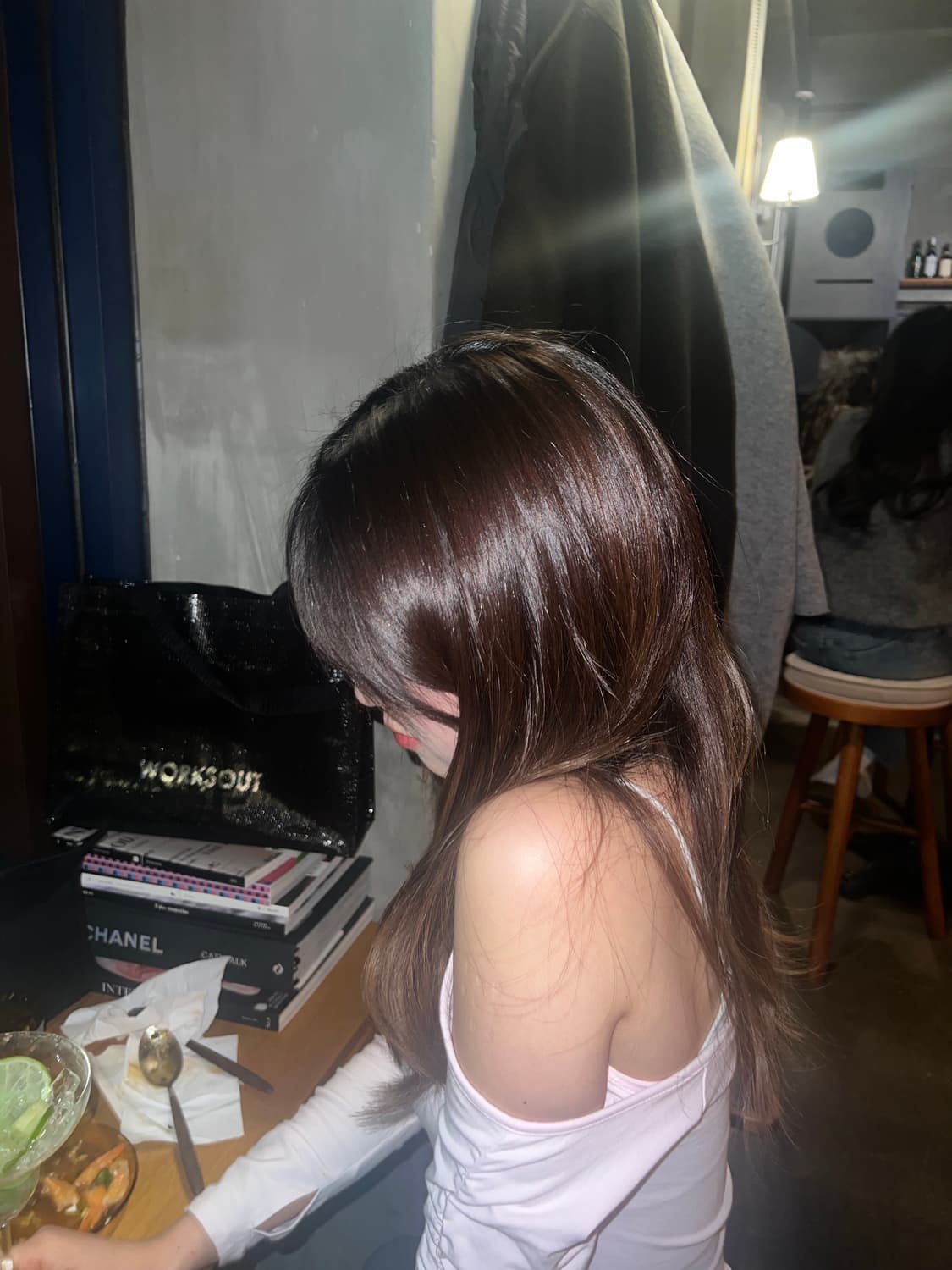 플노팔 데니 홀터탑 핑크 상품이미지2