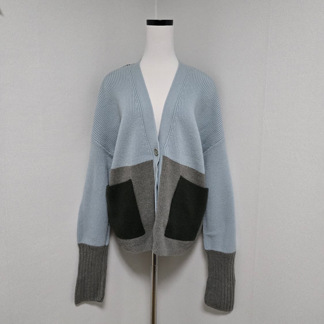 코스 알파카 컬러블록 가디건 / 여성 가디건/ 여자 가디건  상품이미지8