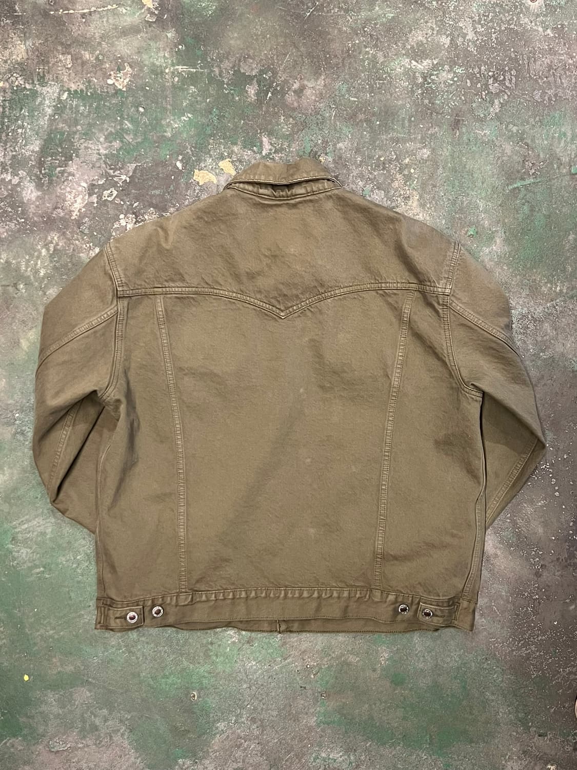 [L] 리바이스 실버탭 올리브 카키 트러커 청 데님 자켓 상품이미지10