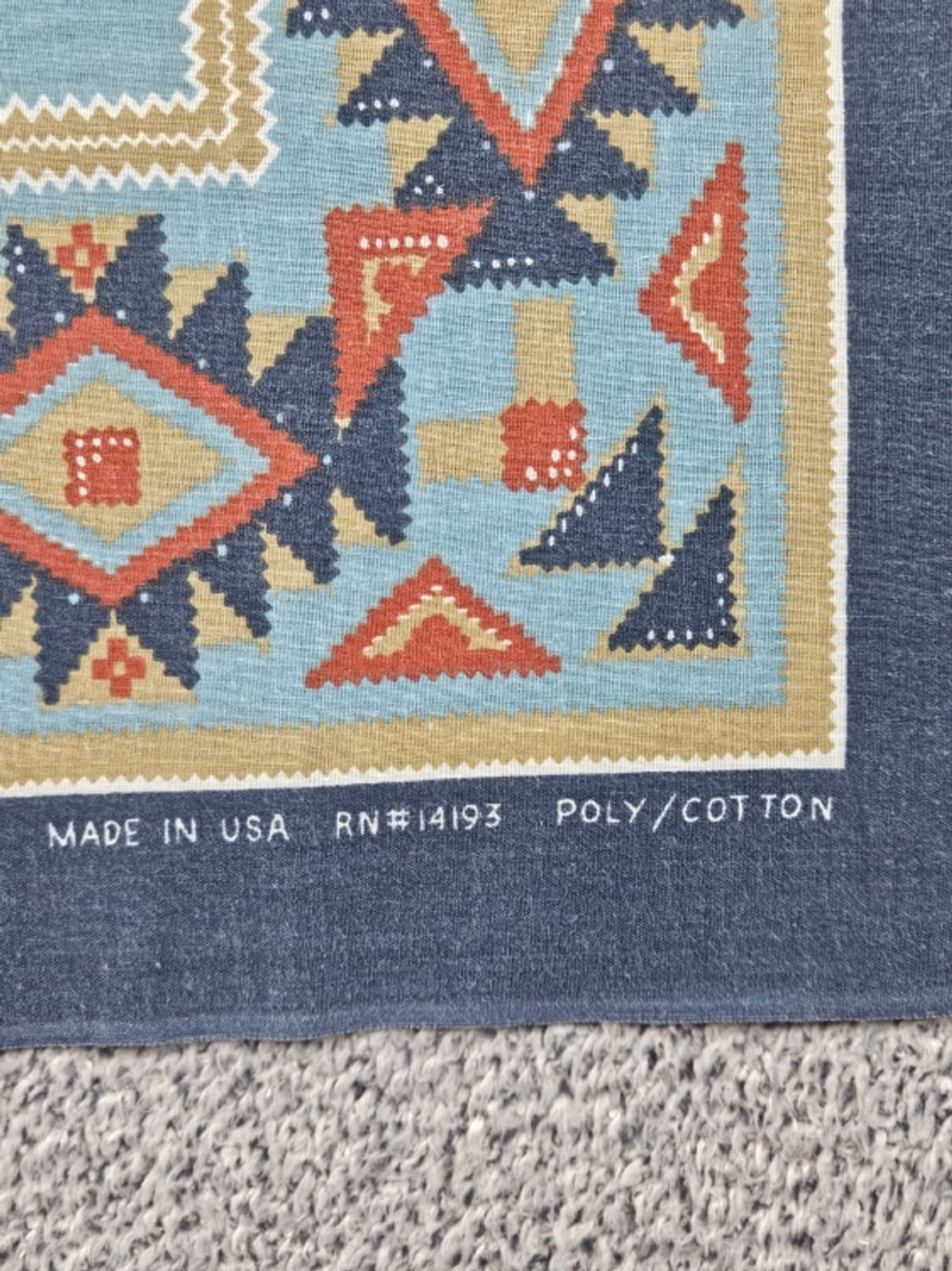 U.S.A 아즈텍 나바호 문양 패턴 반다나 ( 52X52 )/ 10665 상품이미지3