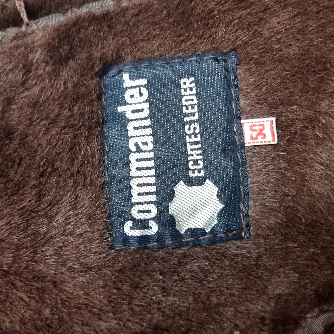 80s commandr스웨이드브라운 b-6 무스탕 가죽 자켓(100) 상품이미지8