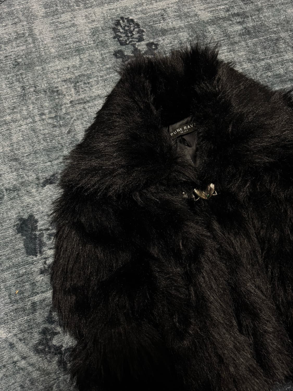 Punkrave harajuku crop fur jacket  상품이미지2