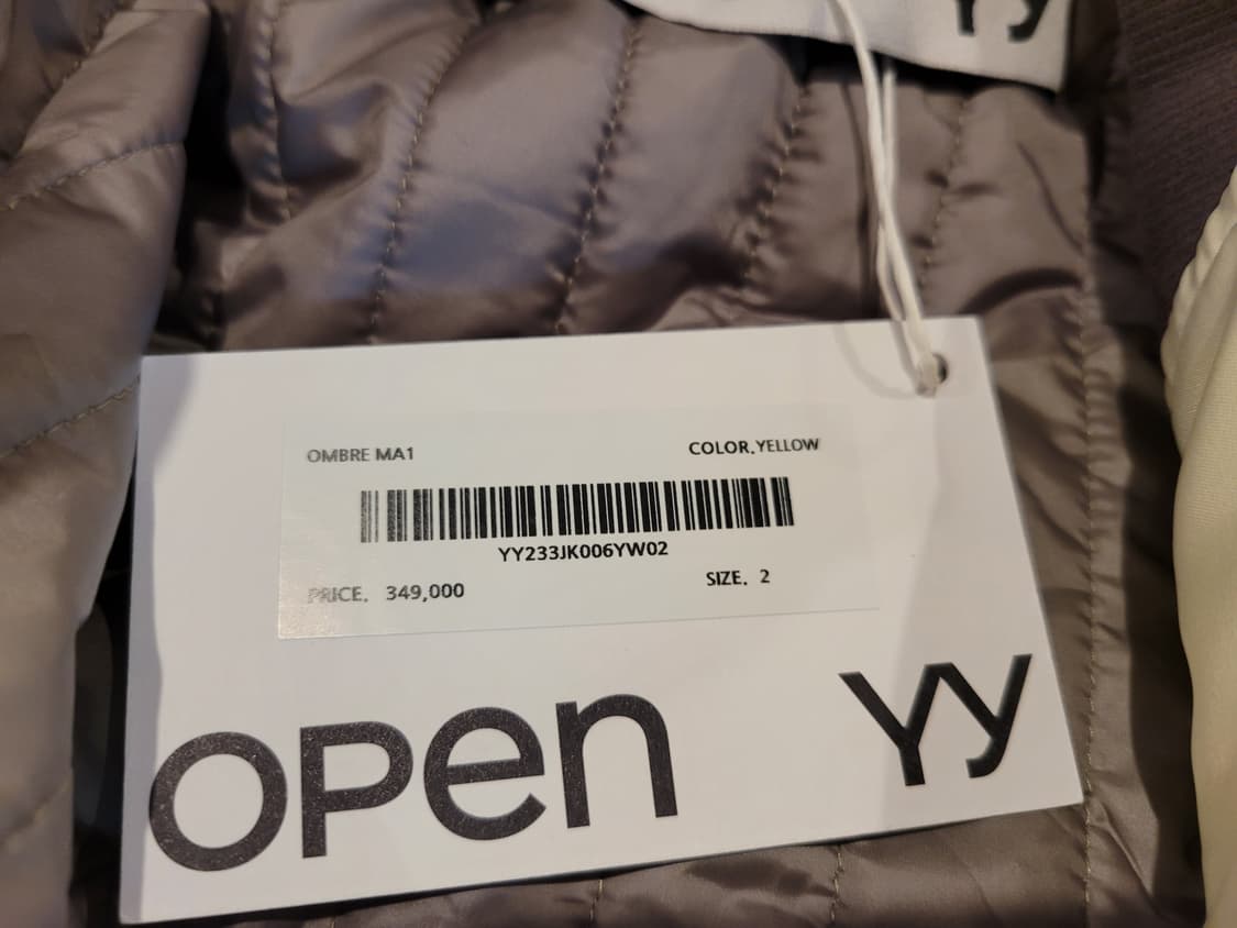 Open yy 옴브레 ma1 항공자켓 오픈와이와이 2사이즈 상품이미지5