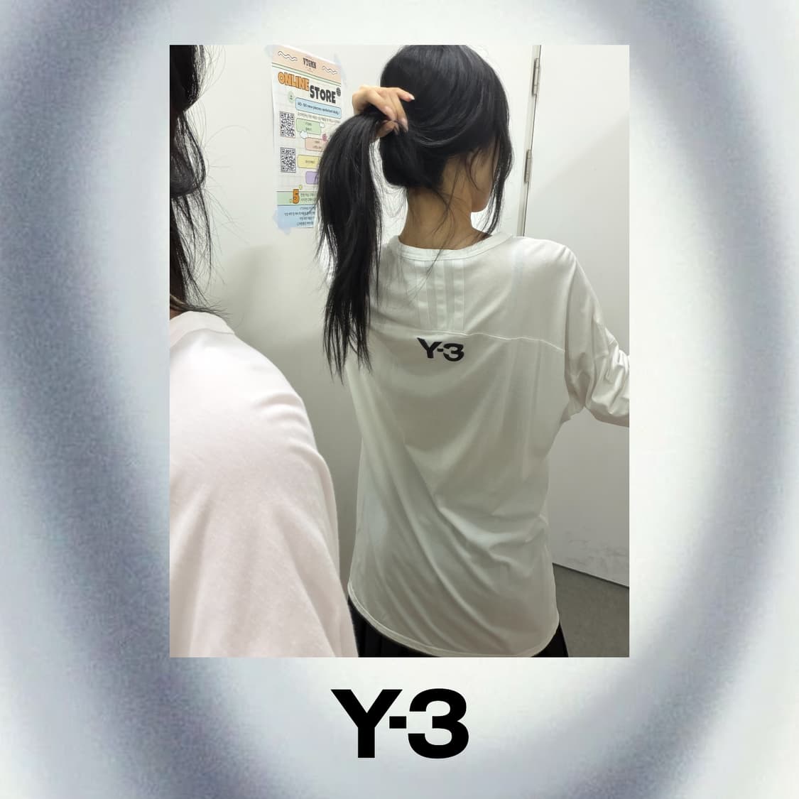Y-3 오버사이즈 백로고 티 상품이미지1
