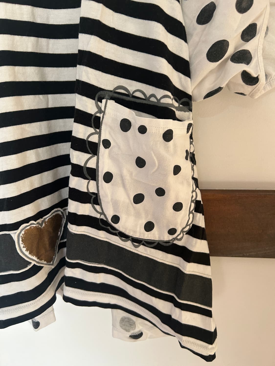 츠모리치사토 땡땡이 티셔츠  상품이미지5