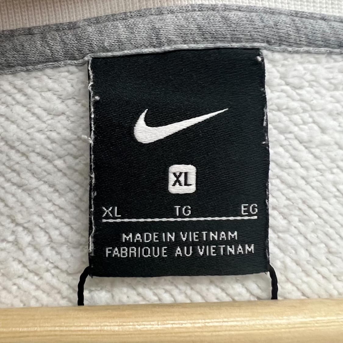 나이키 스우시 오버사이즈 화이트크루넥스웻셔츠 상품이미지5