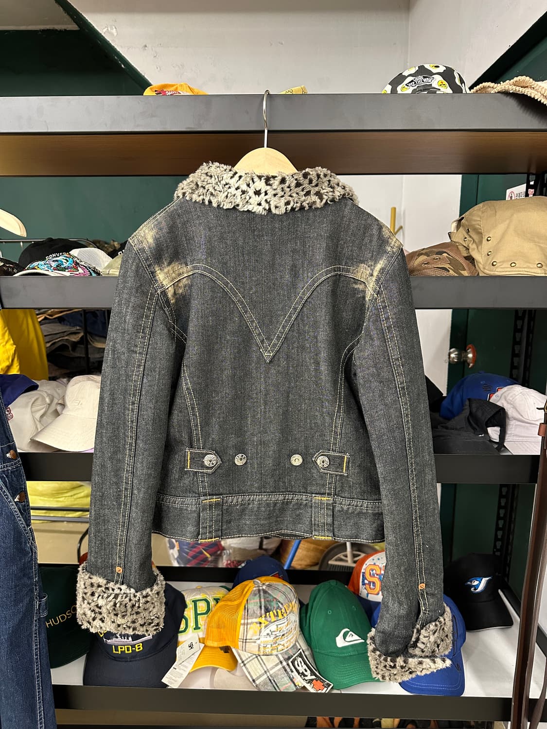 리바이스) 데님 흑청 자켓 95 상품이미지6