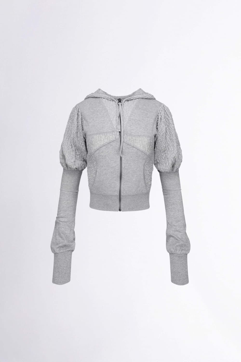 스컬프터 Puff Sleeve Zip-Up Hoodie 상품이미지2