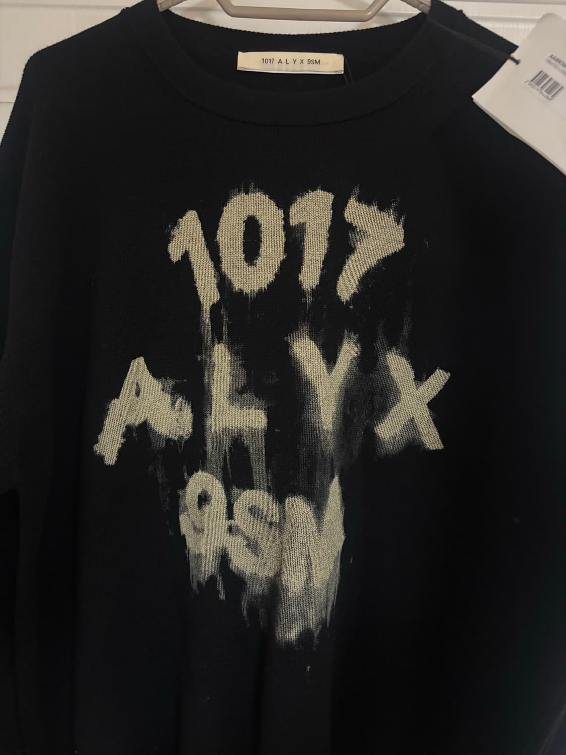 알릭스 alyx 로고 니트 블랙 L 상품이미지2