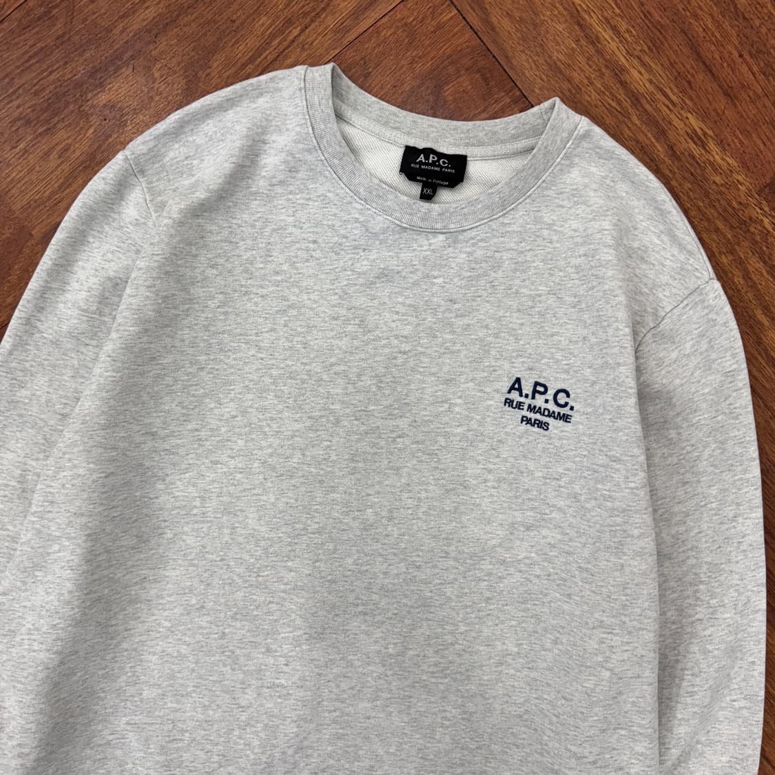 2XL(105) A.P.C 아페쎄 스탠다드 르 마담 라운드 맨투맨  상품이미지3