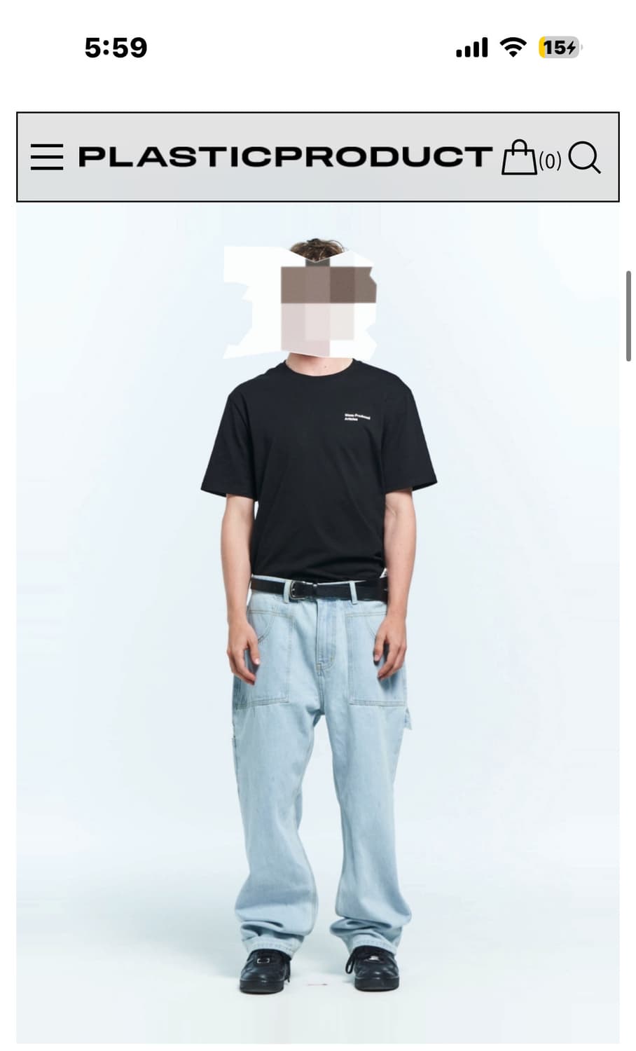 플프 페인터 데님팬츠 팝니다 S 상품이미지2