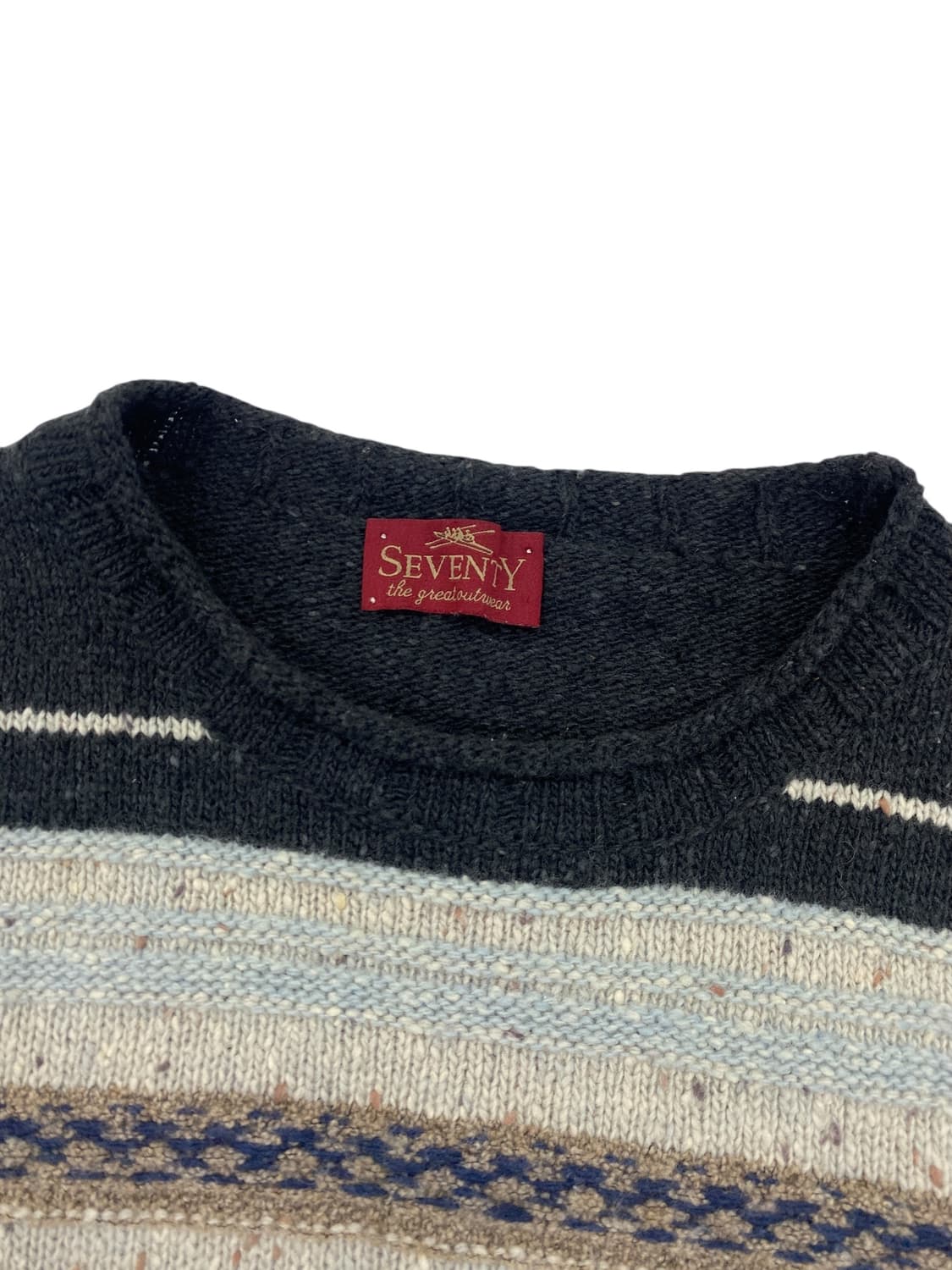 세븐티 롤넥 니트 스웨터 상품이미지5