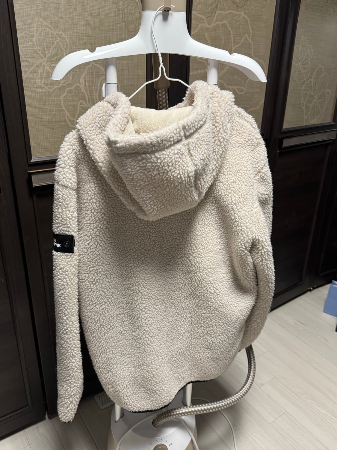 내셔널 지오그래픽 M사이즈 뽀글이 아이보리 상품이미지4