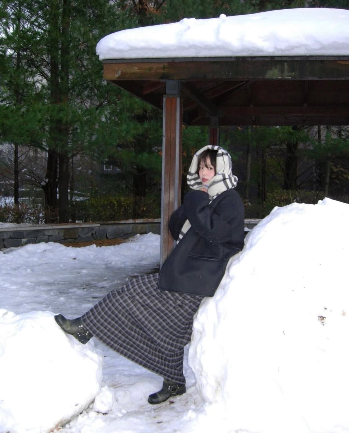 오브네어 클래식 버클 무스탕 자켓 새상품 상품이미지1