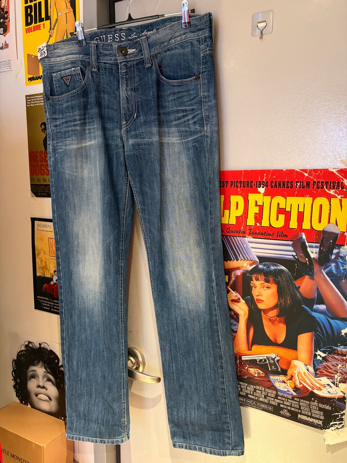 게스 워싱 데님 팬츠 상품이미지1