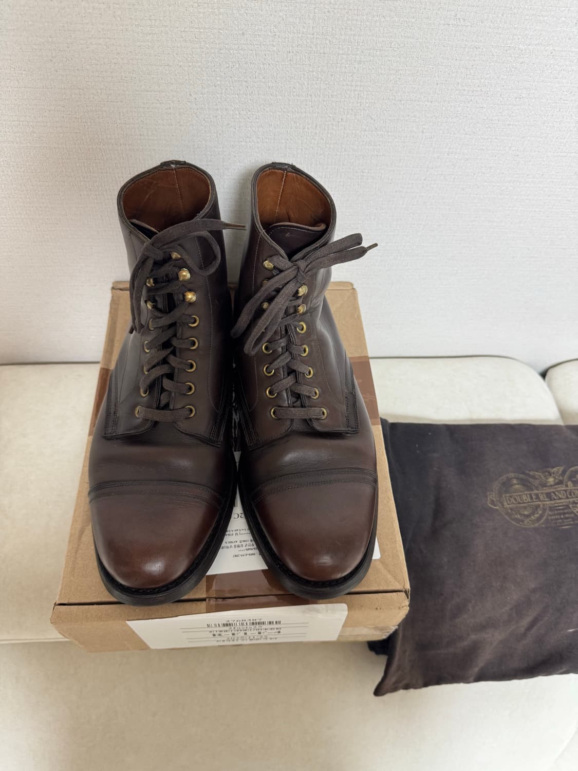 270 더블알엘 리빙스턴 레더 부츠 리빙스톤 상품이미지2