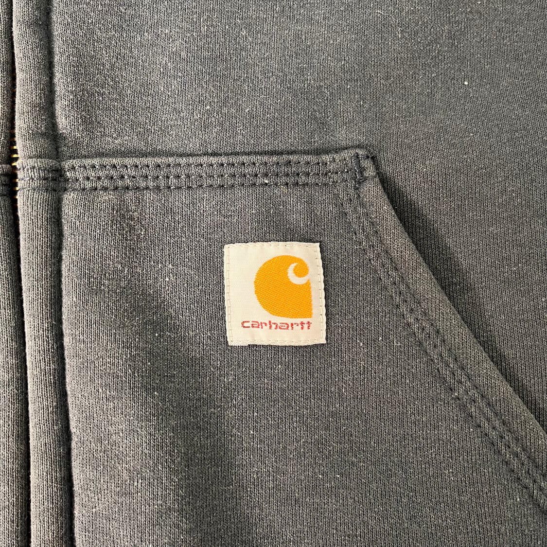 105 칼하트 써멀 네이비 후드집업 상품이미지3