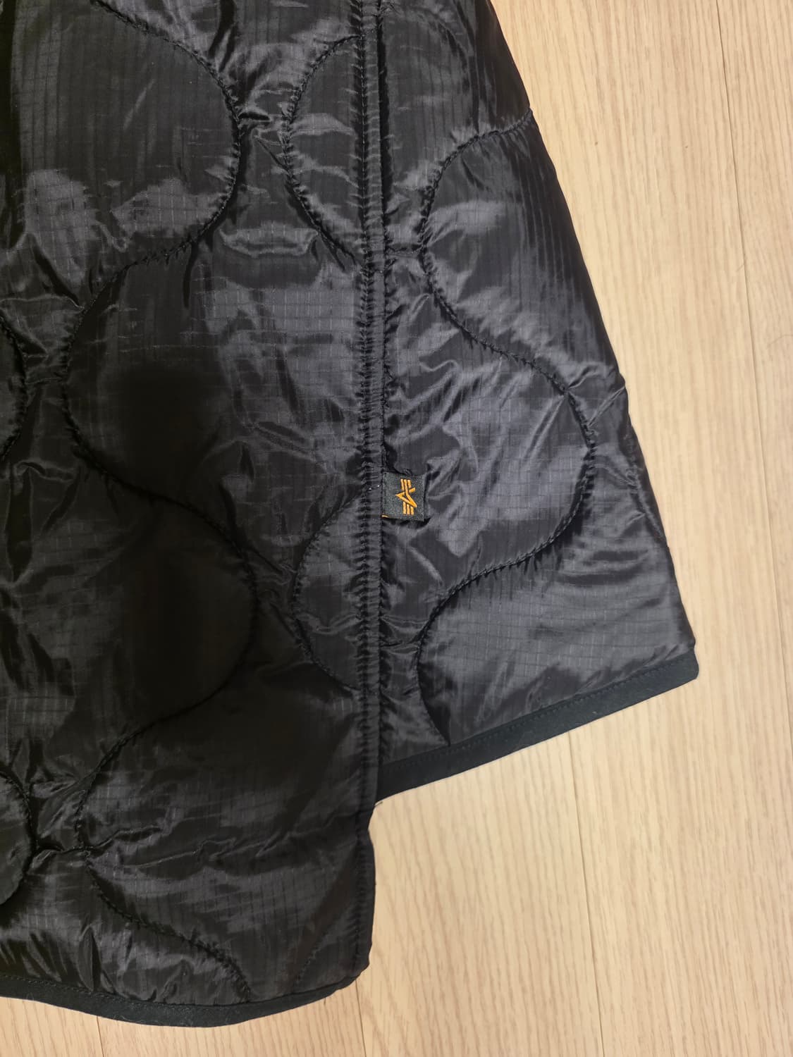 CDG 꼼데 알파 인더스트리 바이어스 라이너 자켓 블랙 XL 상품이미지5