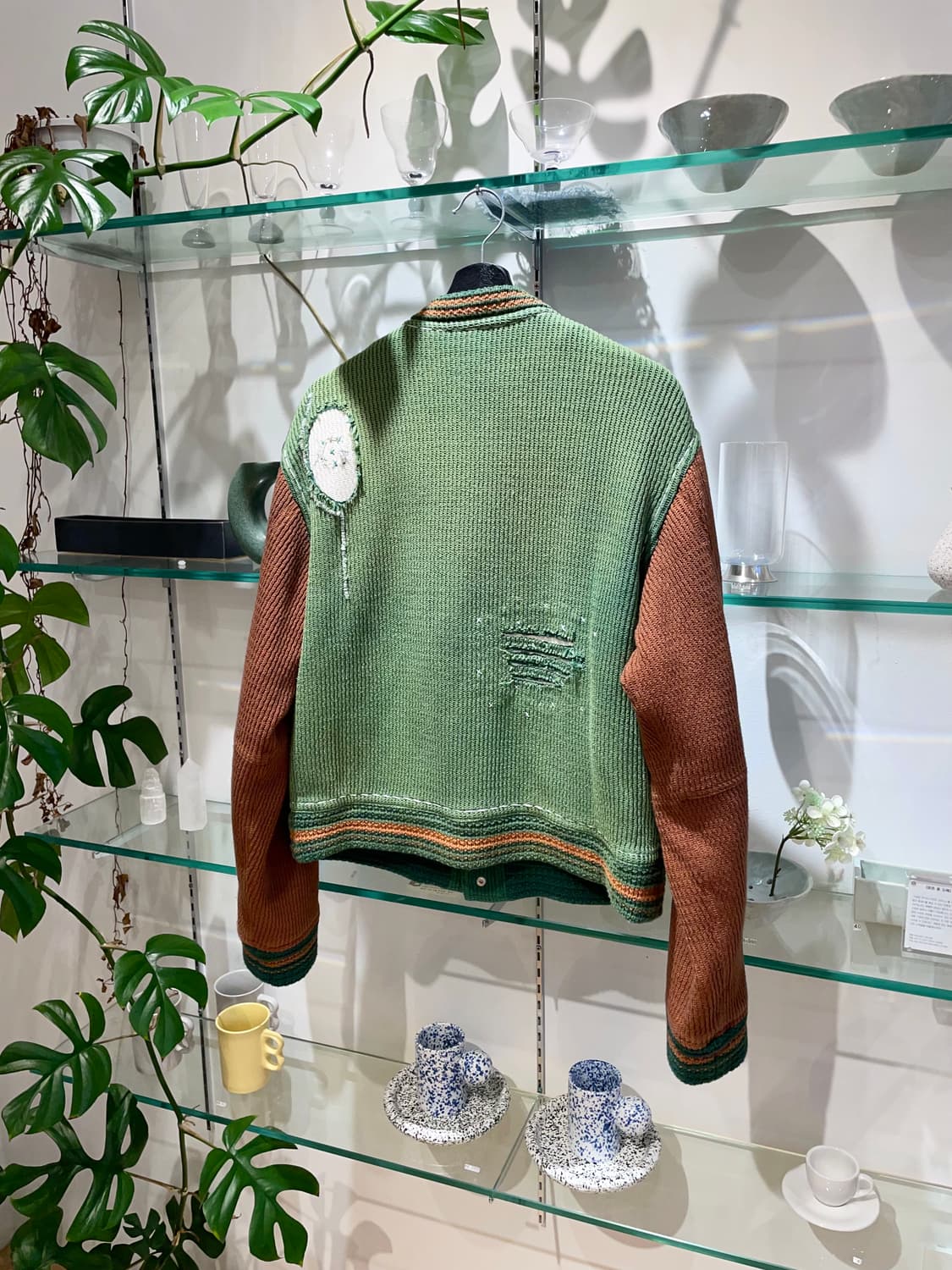 PLATEAU STUDIO knitted stitch varsity 상품이미지5