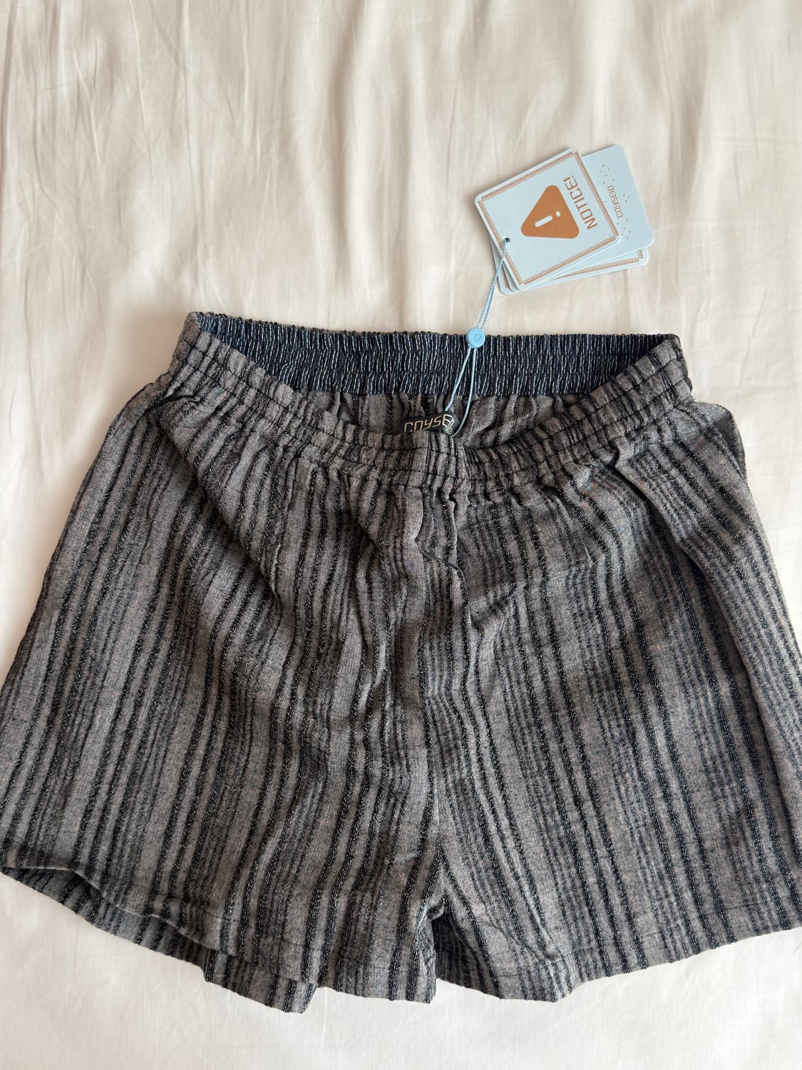 코이세이오038 ETHNIC SHORTS DARK GREY 상품이미지2