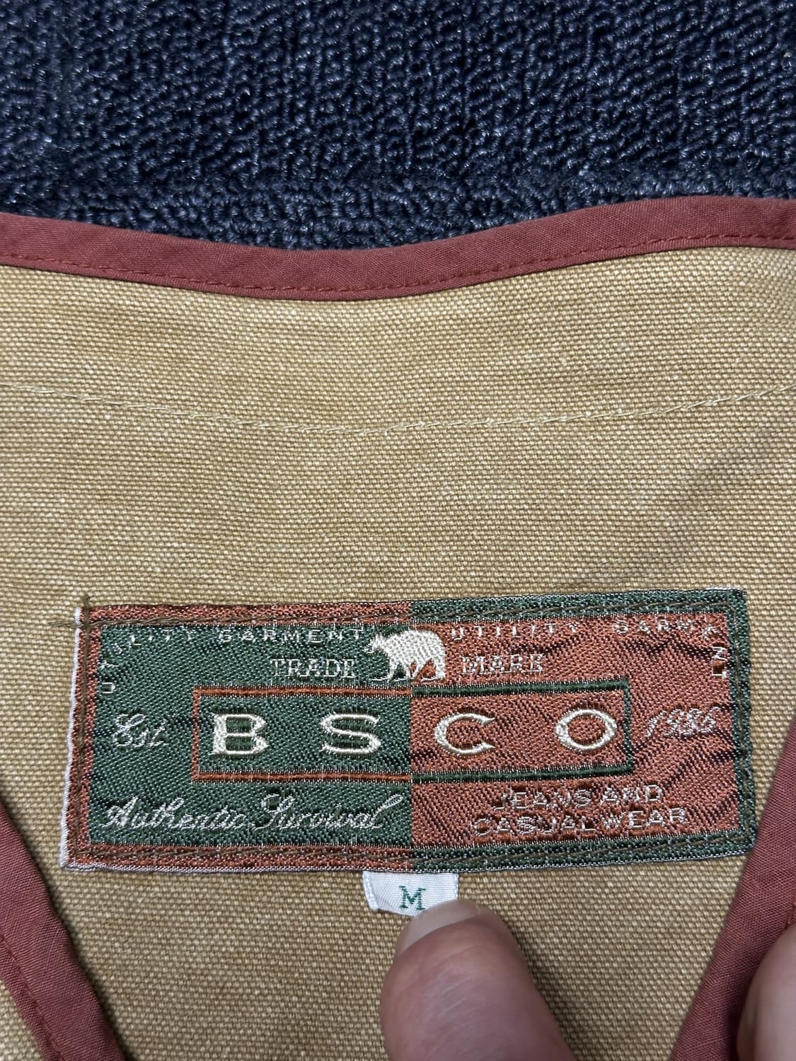 B.S.C.O  워크웨어 데님 멀티포켓 조끼 베스트 상품이미지7