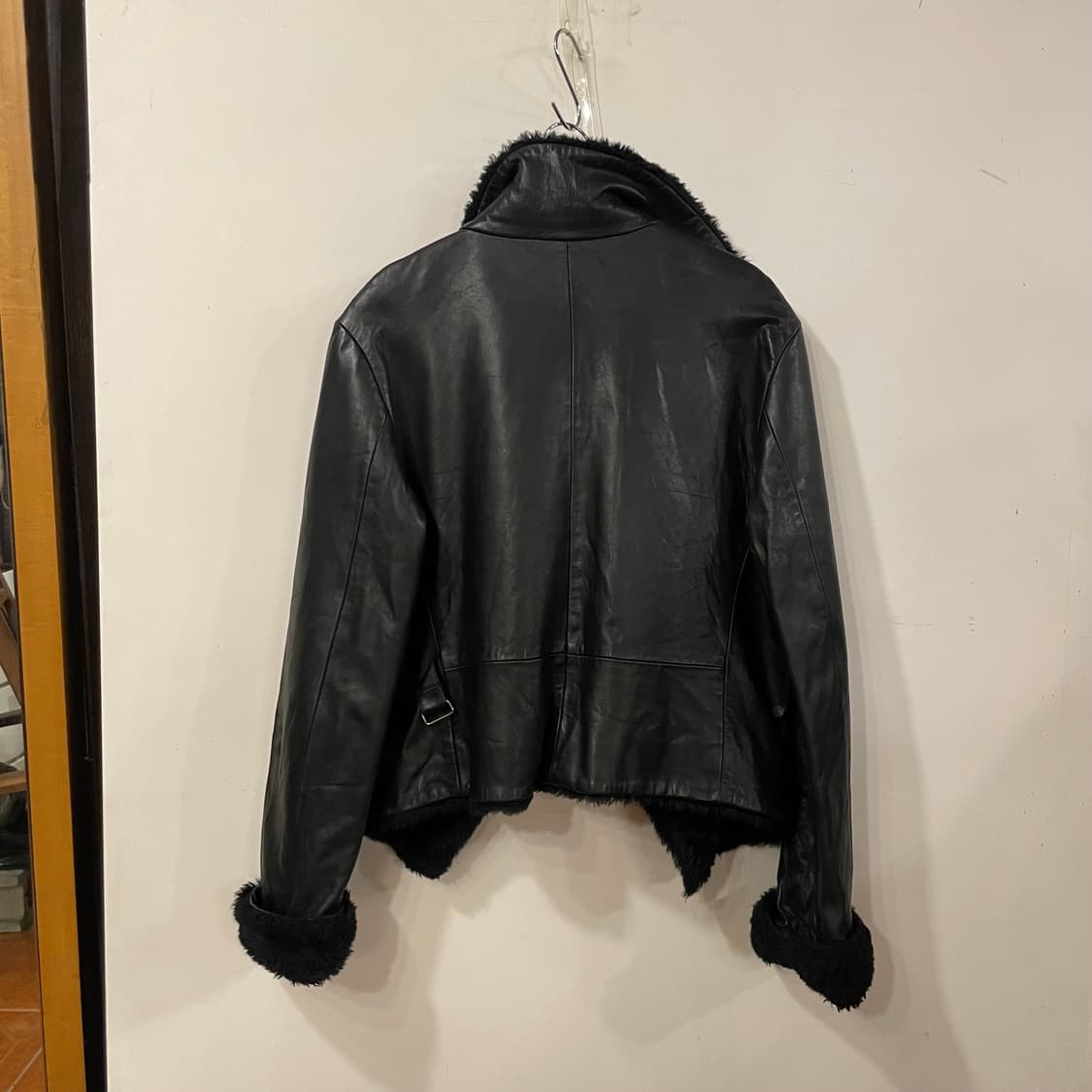 아르마니 익스체인지 레더 퍼자켓 상품이미지2