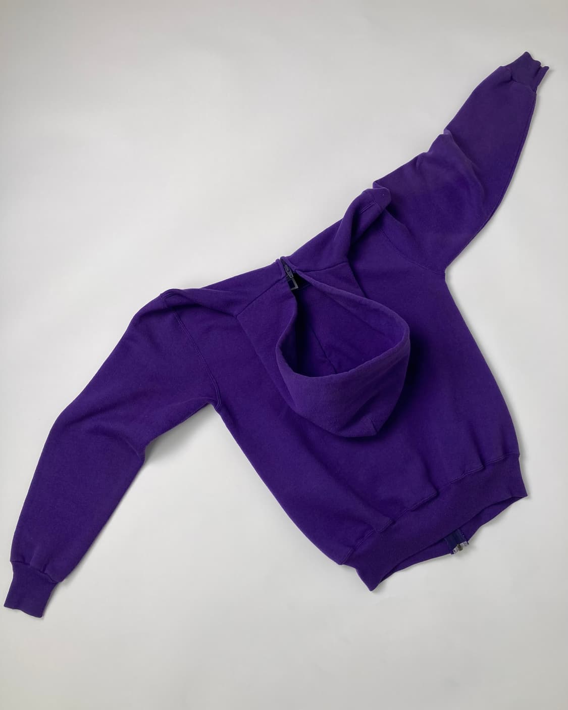 90s Russell Zip Up Hoodie (purple) 상품이미지2