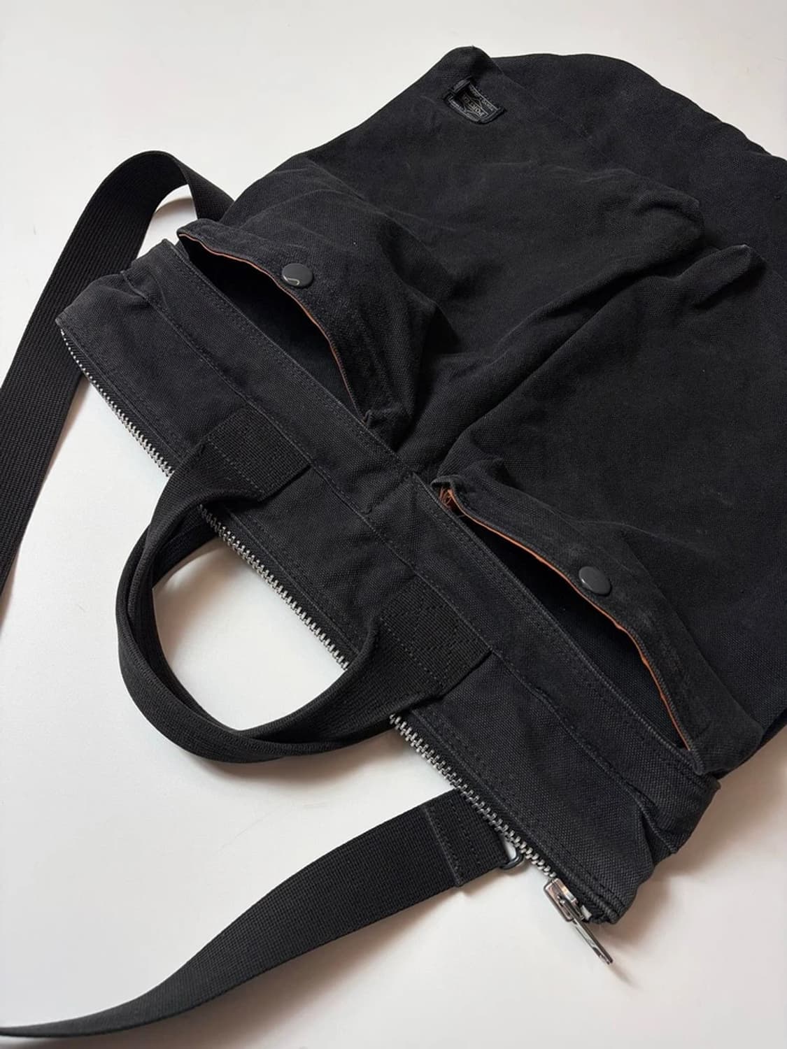 스투시 x 요시다포터 18FW 2웨이 피그먼트 캔버스 크로스백 Q1481 상품이미지4