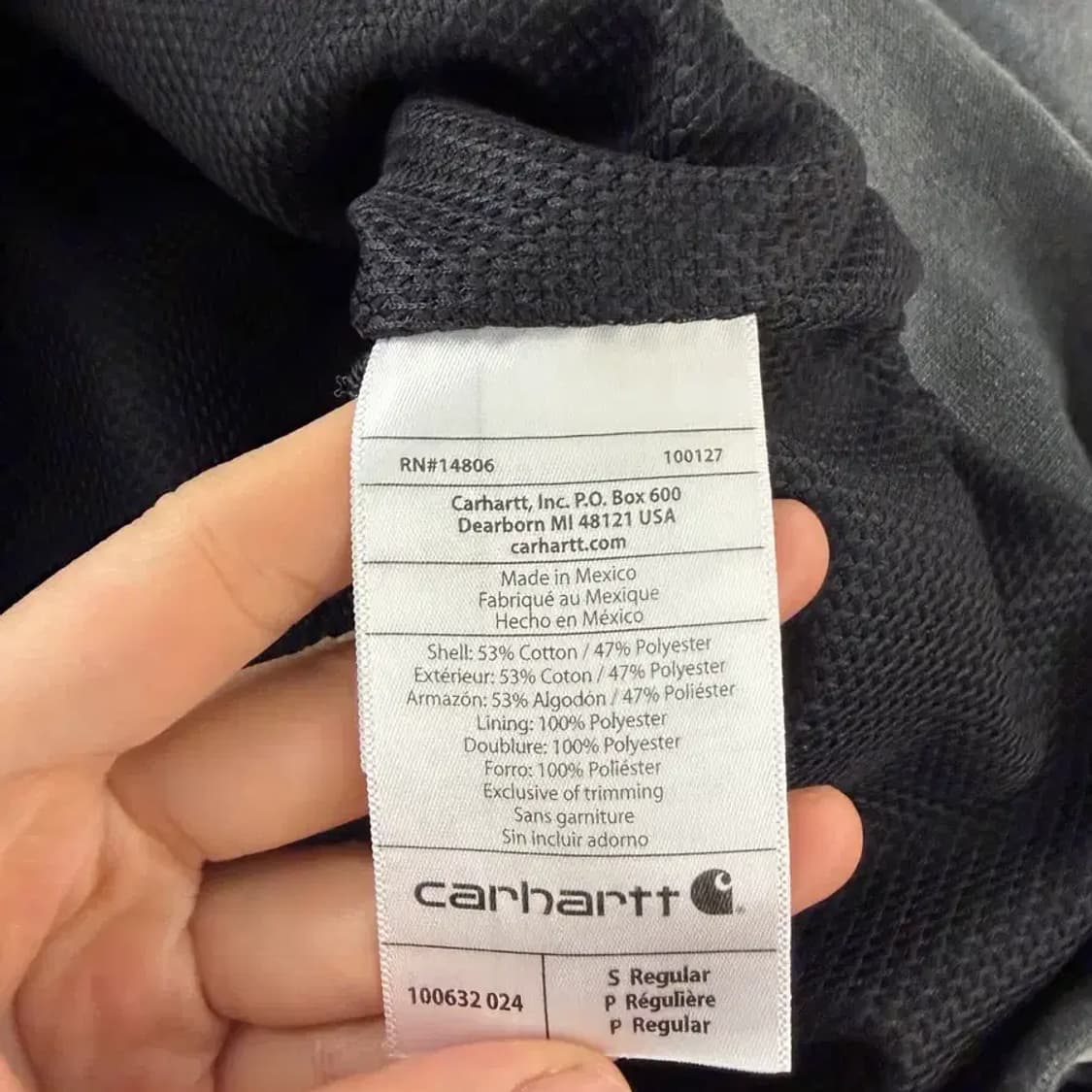 Carhartt rain defender hooded zipup S 상품이미지8