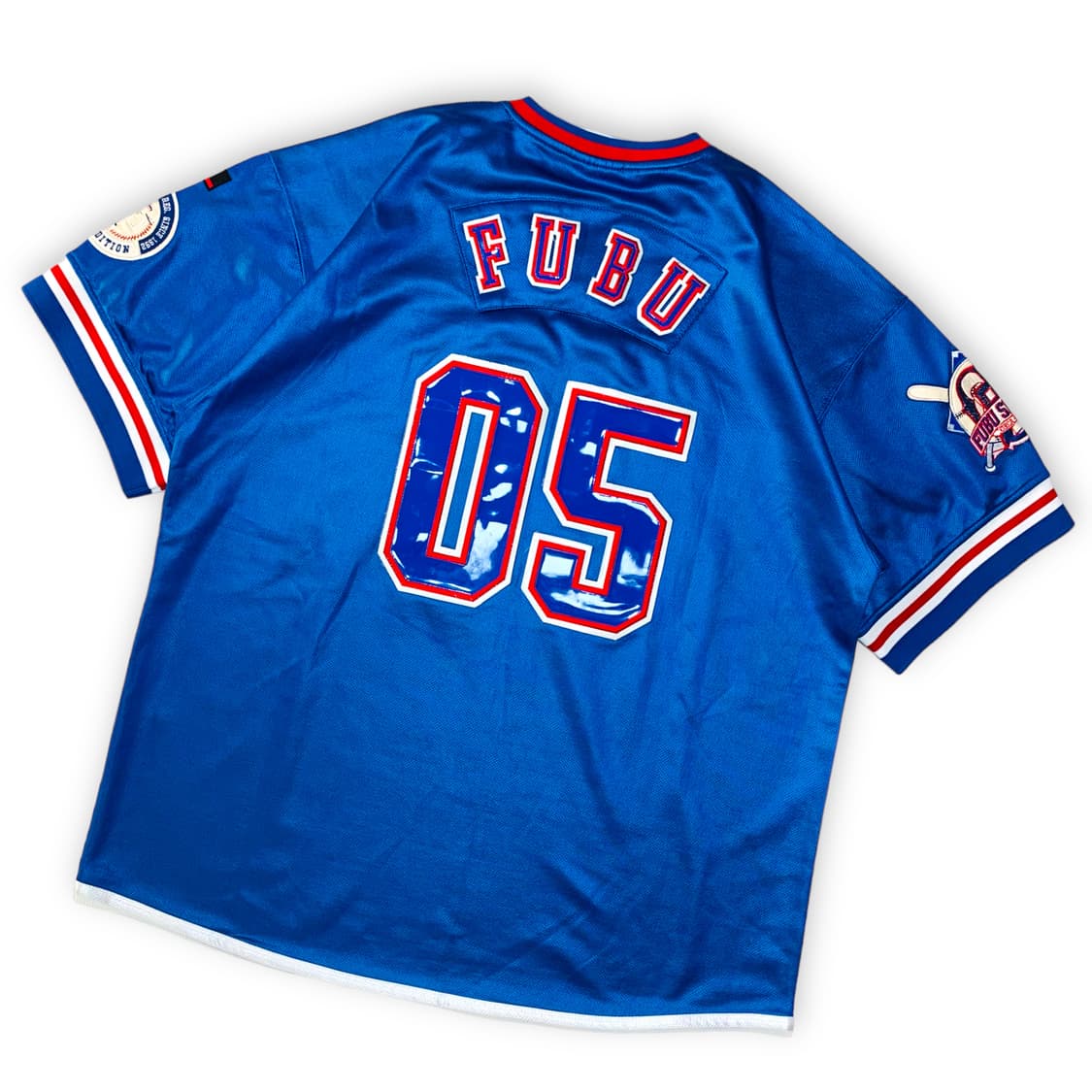 FUBU 푸부 뉴욕 올드스쿨 글로시 힙합 반팔 져지 상품이미지4