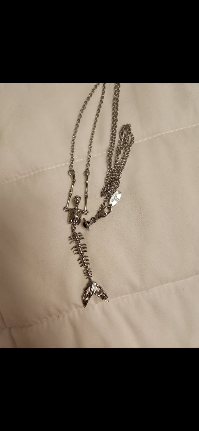 비비안웨스트우드 인어스컬  인어해골 목걸이 상품이미지3