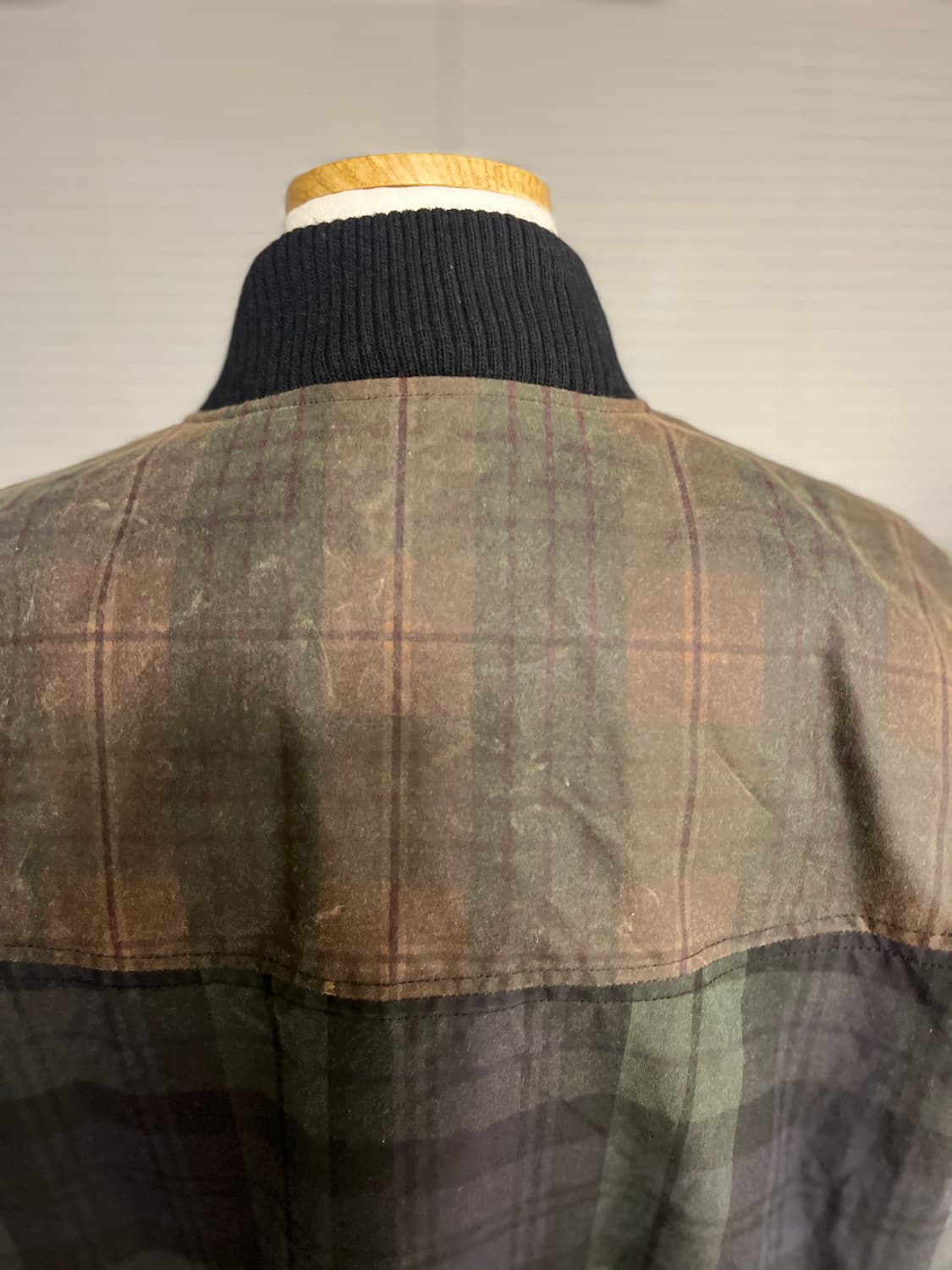 AIE CPS 왁스드 타탄체크 자켓 M 상품이미지7