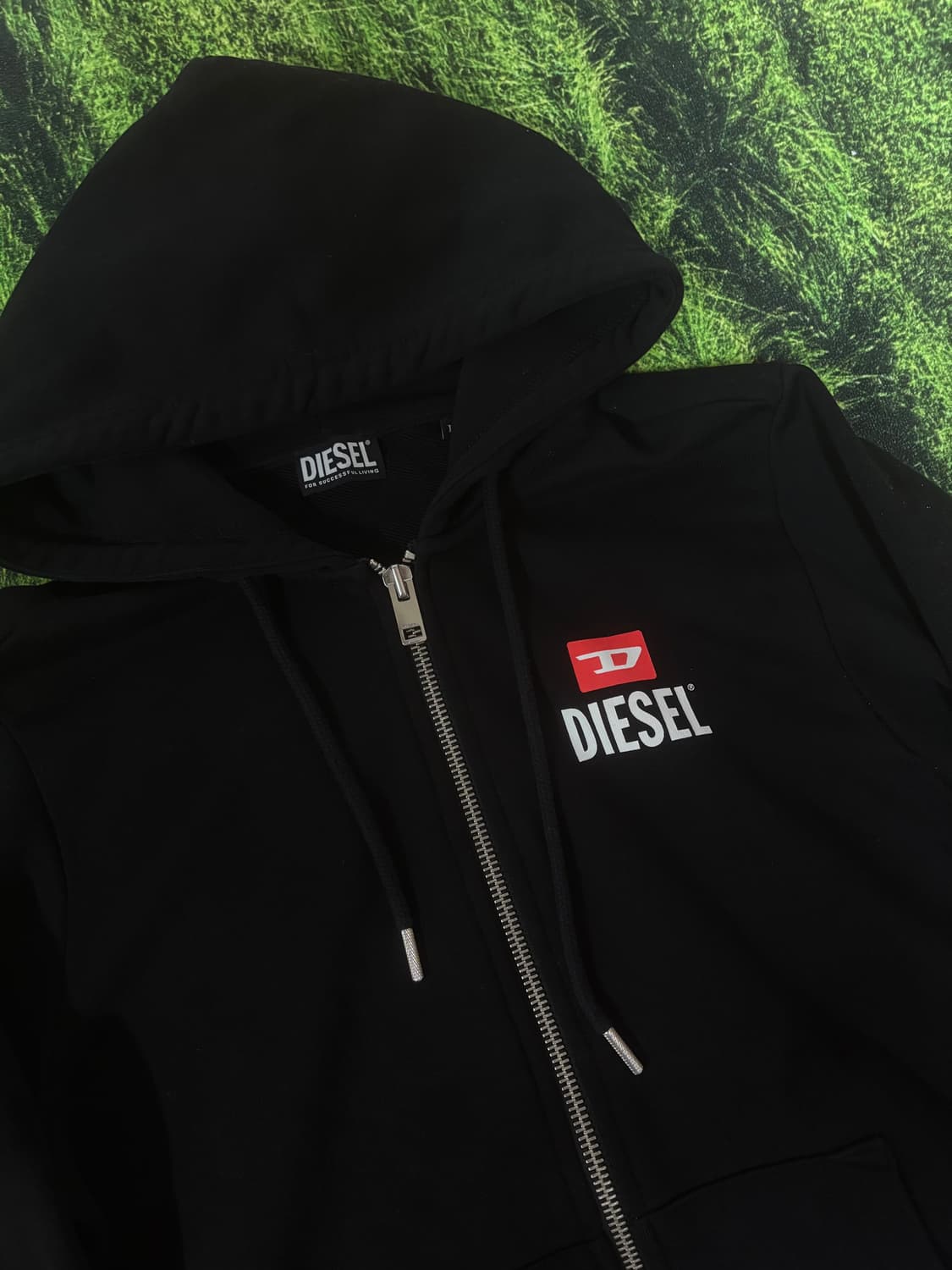 디젤 블랙 후드집업 상품이미지2
